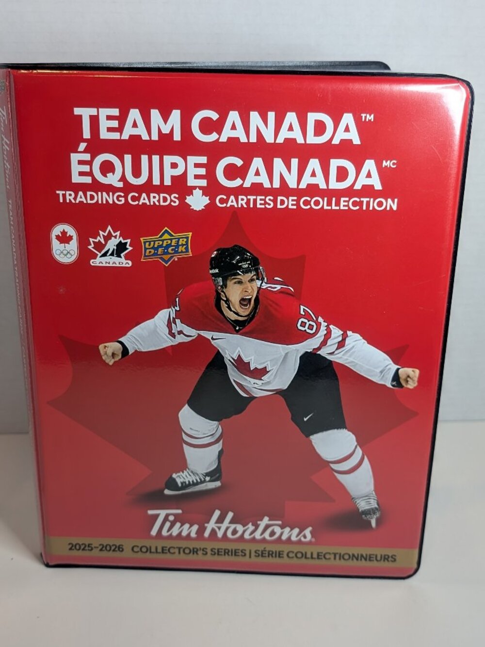 2025-2026 NEW Tim Horton Team Canada NHL Hockey Cards Binder Only - No Cards